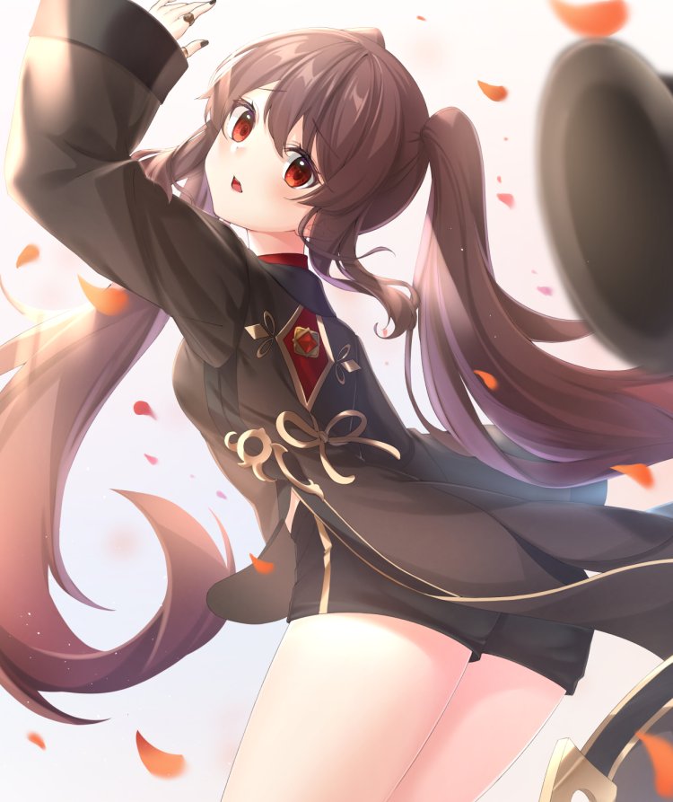 Hu Tao in a swimsuit