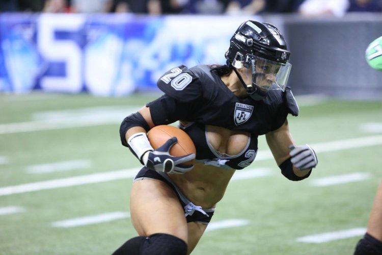 American football women bikini