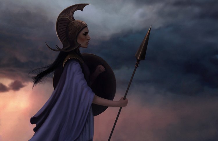 Pallas Athena goddess of war