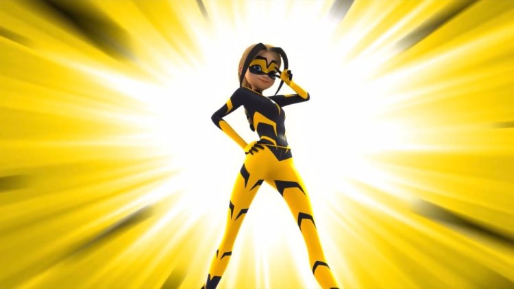 Lady bug and super cat Zoe lady bee