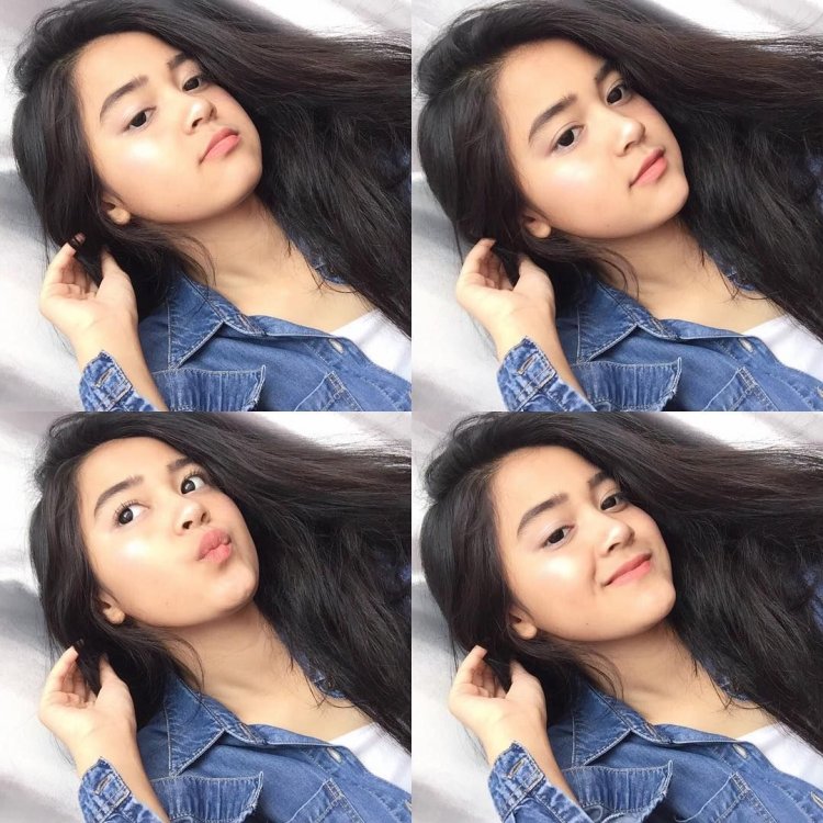 Indian and korean girls selfie together