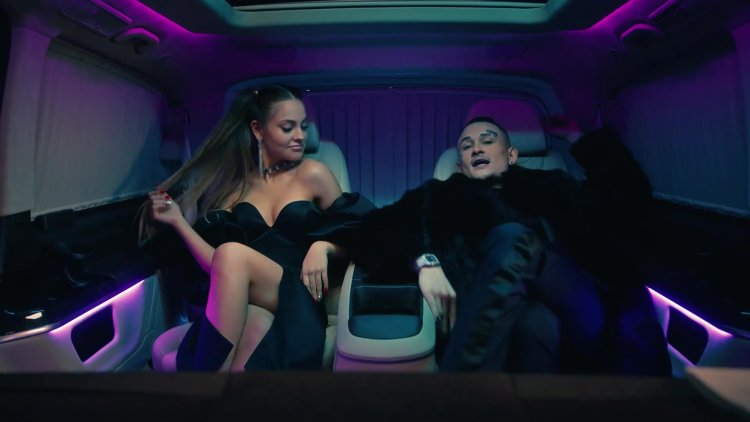 Morning star crystal clip