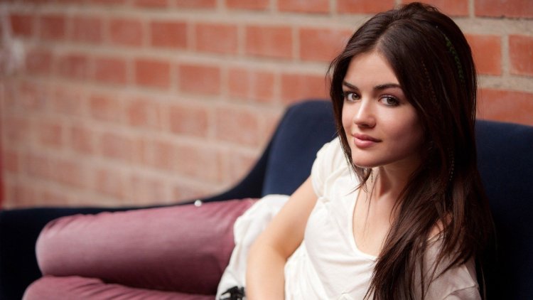 Lucy Hale brunette