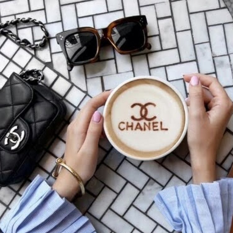 Cup of coffee and Chanel