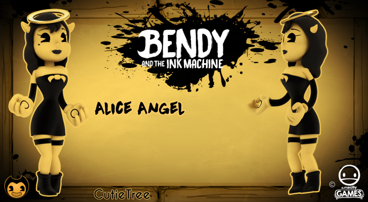 BENDY writing on the wall