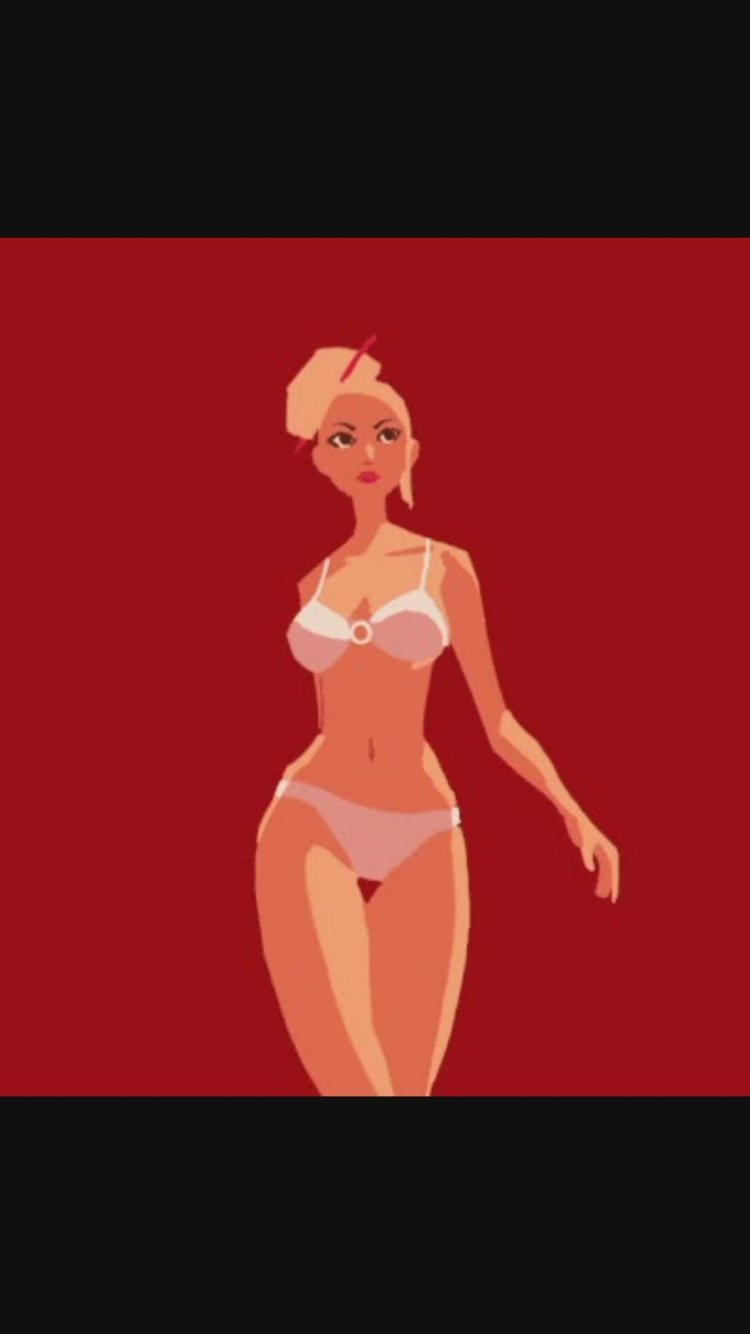 The girl on the train