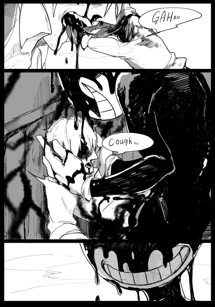 Bendy demon and henry comics