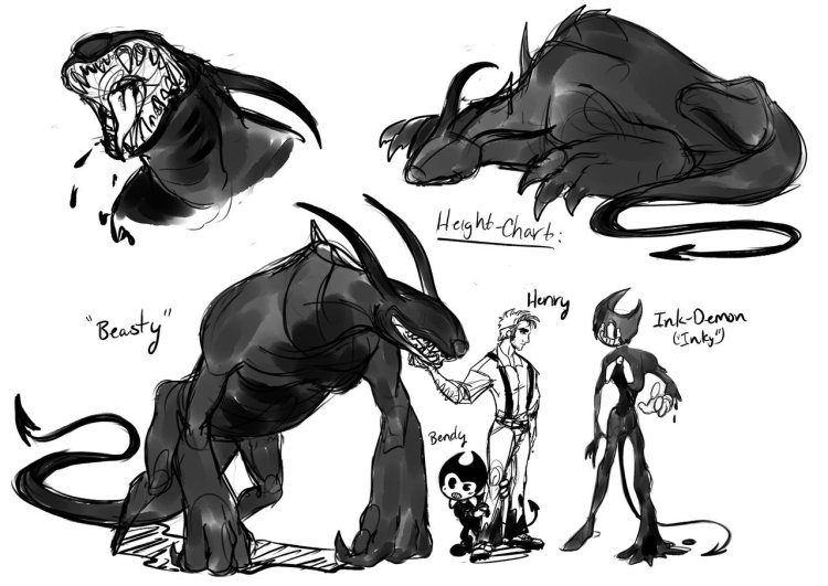 BENDY transformation into a monster