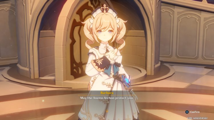 Barbara Genshin card