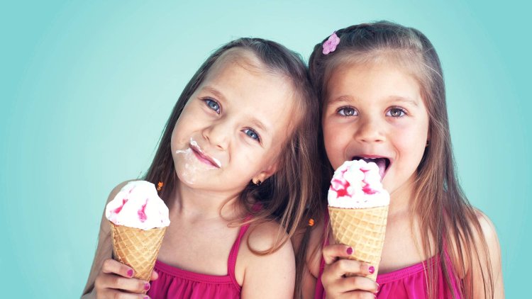 Child with ice cream