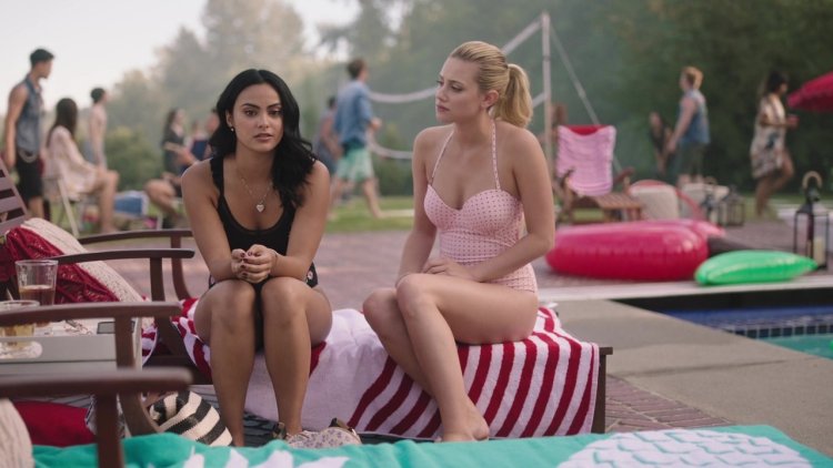 Betty Cooper in a swimsuit