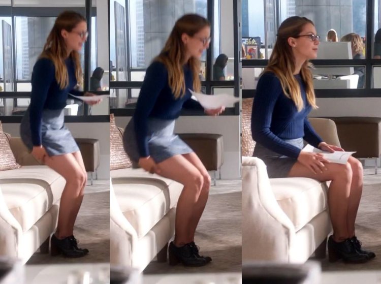 Melissa Benoist Kara Danvers buttocks