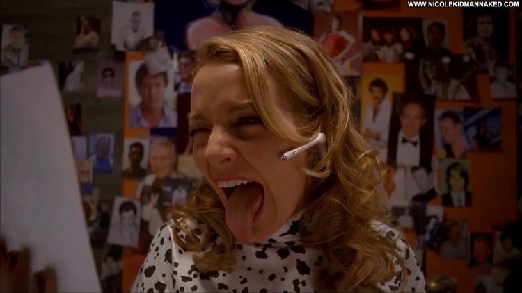 Ugly actors blonde with a dog