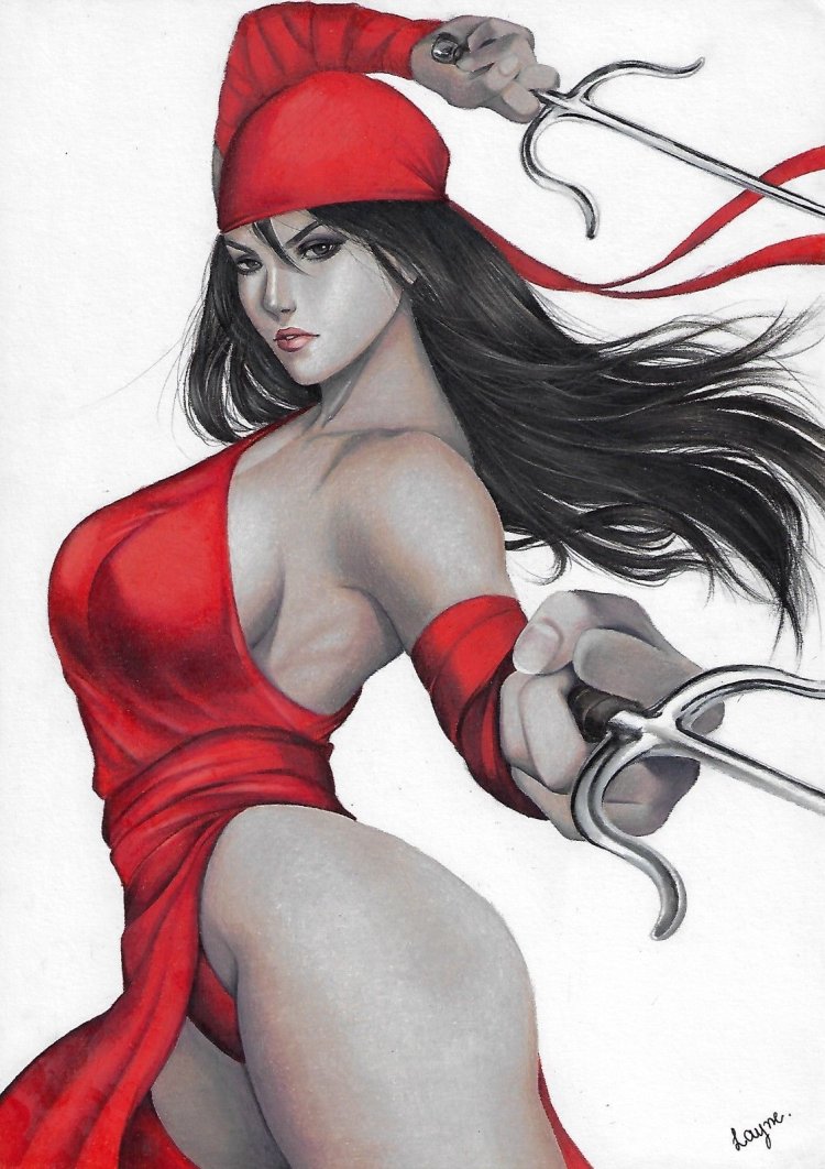 Elektra Marvel hot