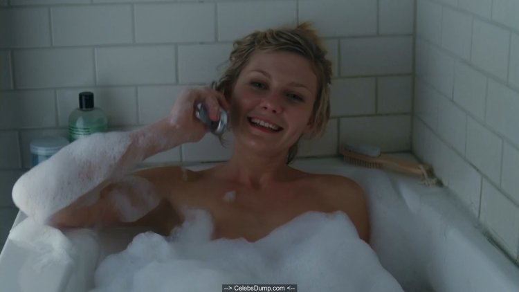 Kirsten Dunst in the shower
