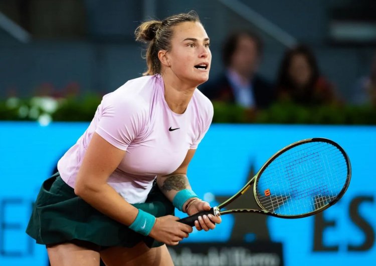 Tennis player Arina Sobolenko