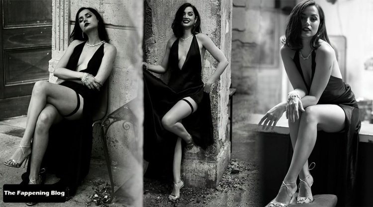 Anna de Armas bedding