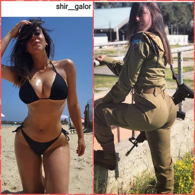 Israeli military girls in lingerie