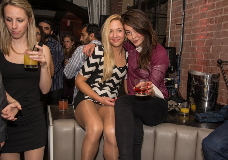 Flashed at the party