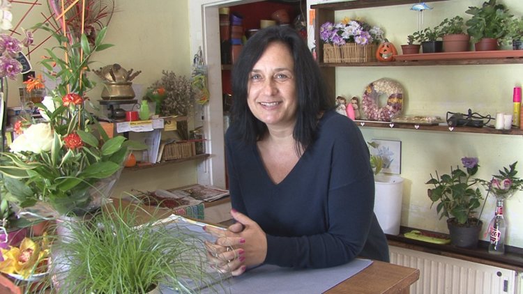 Czech Streets flower seller