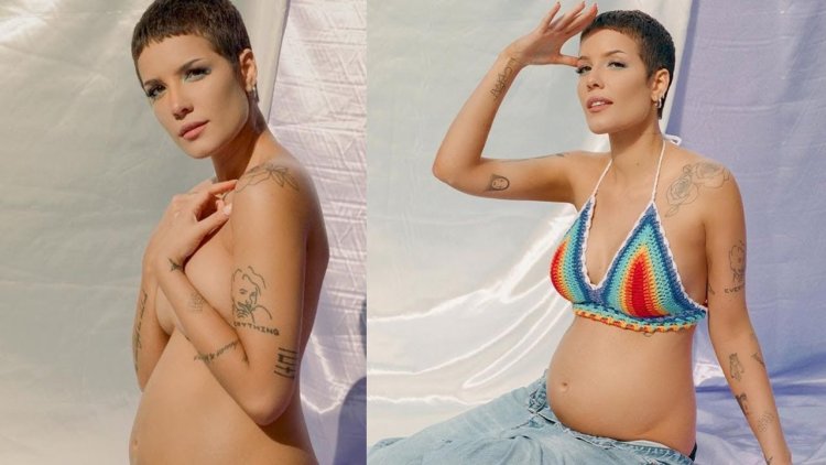 Halsey is pregnant with Alev Aydin