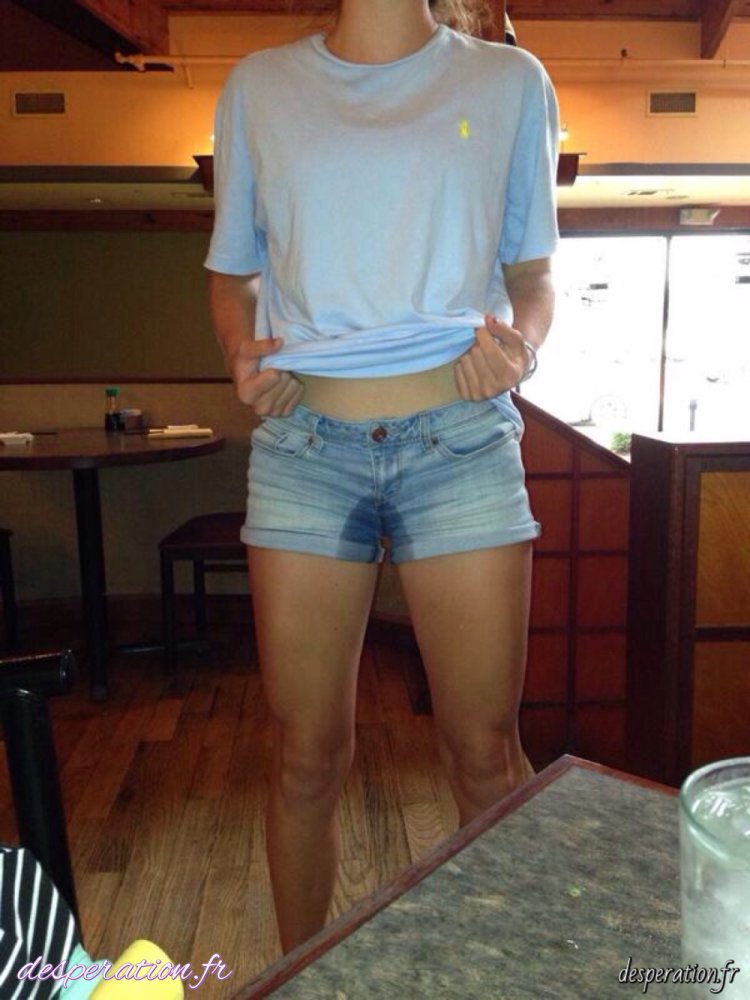 Pee in shorts