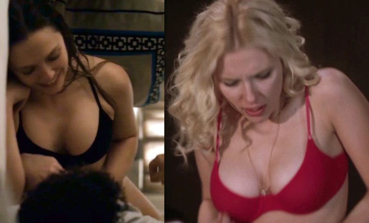 Elizabeth Olsen and Scarlett Johansson hot