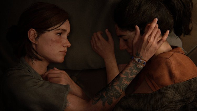 The last of us Ellie and Dina
