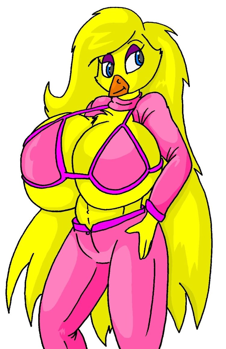 Toy chick with breasts