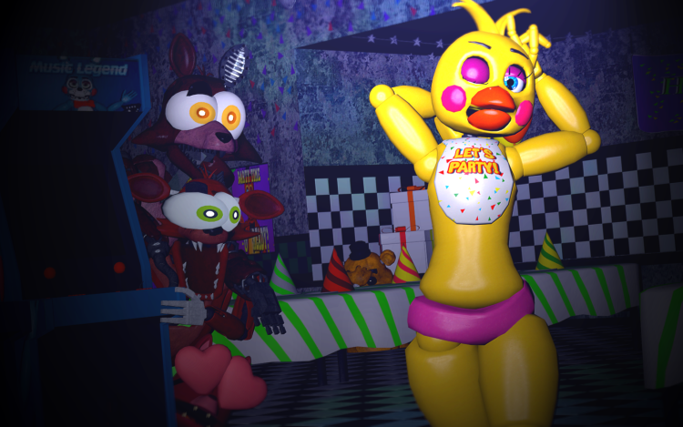 FNAF Freddie and Toy Chica