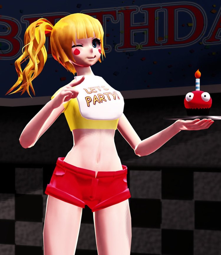 Chica anime 3d