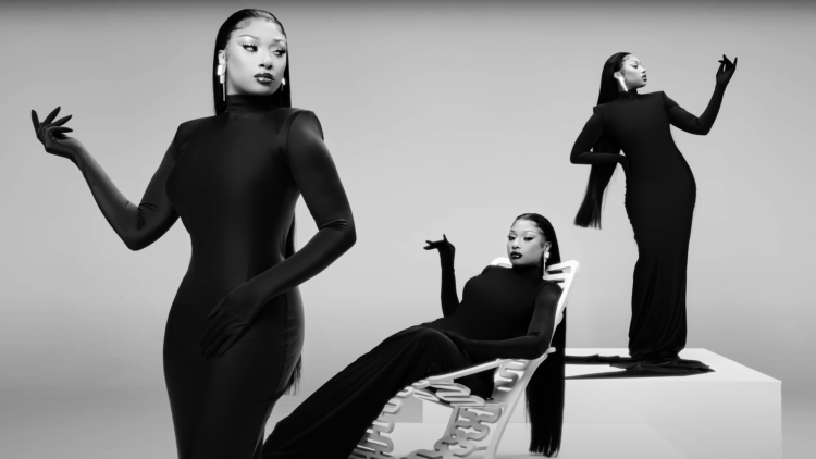 Megan the Stallion twine sitting