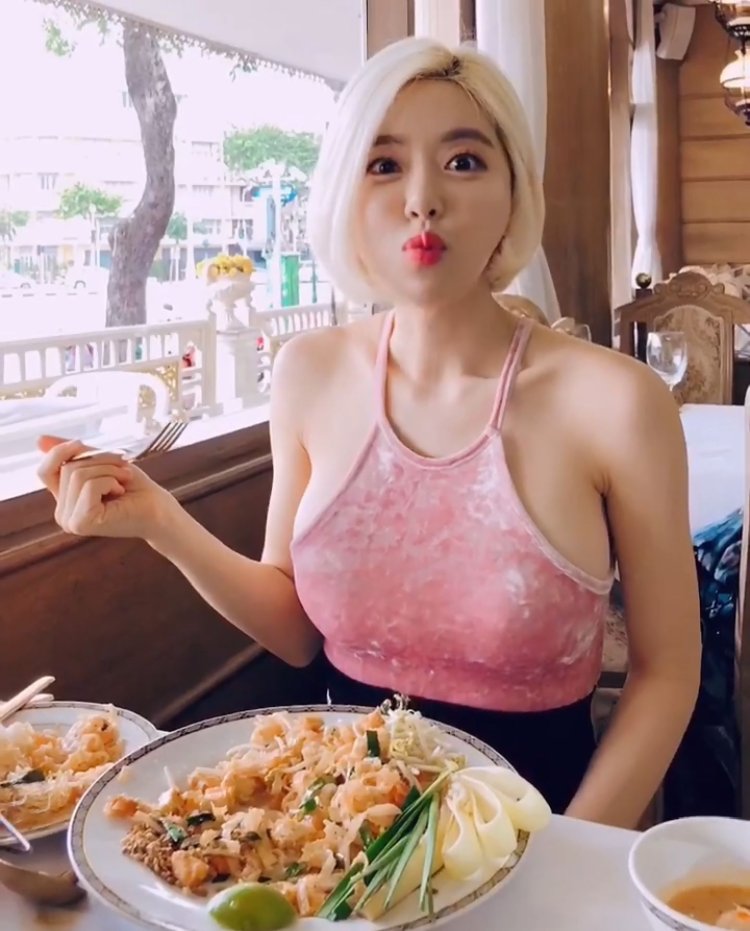 DJ Soda in a swimsuit