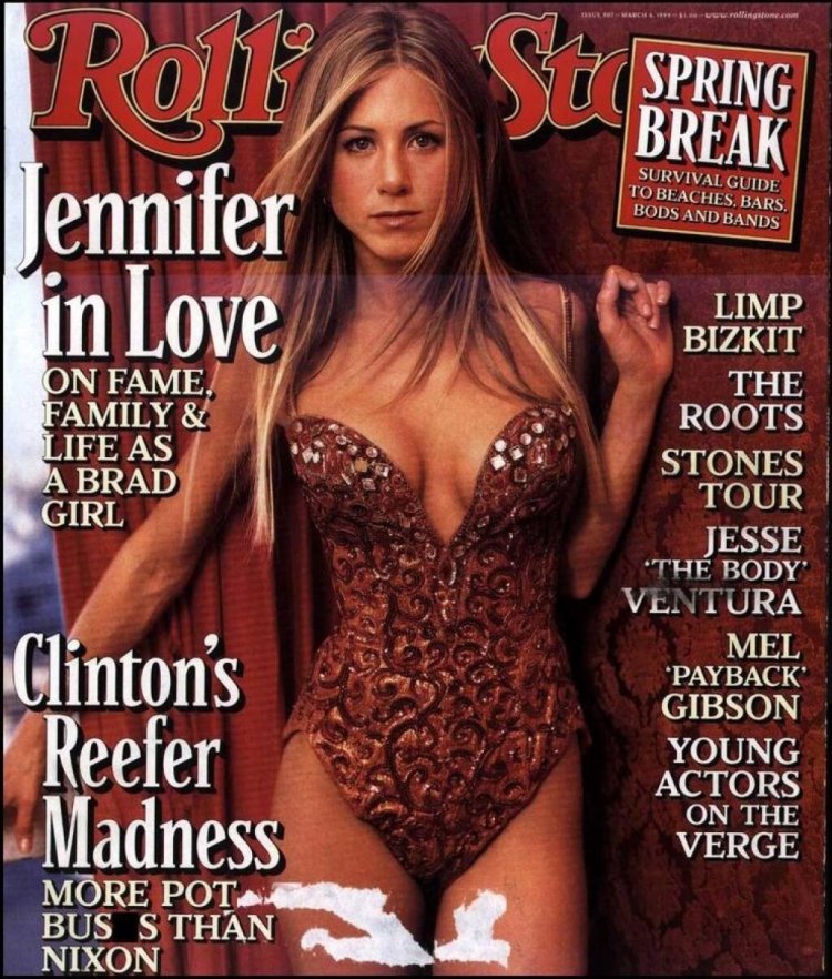 Jennifer Aniston Rolling Stones