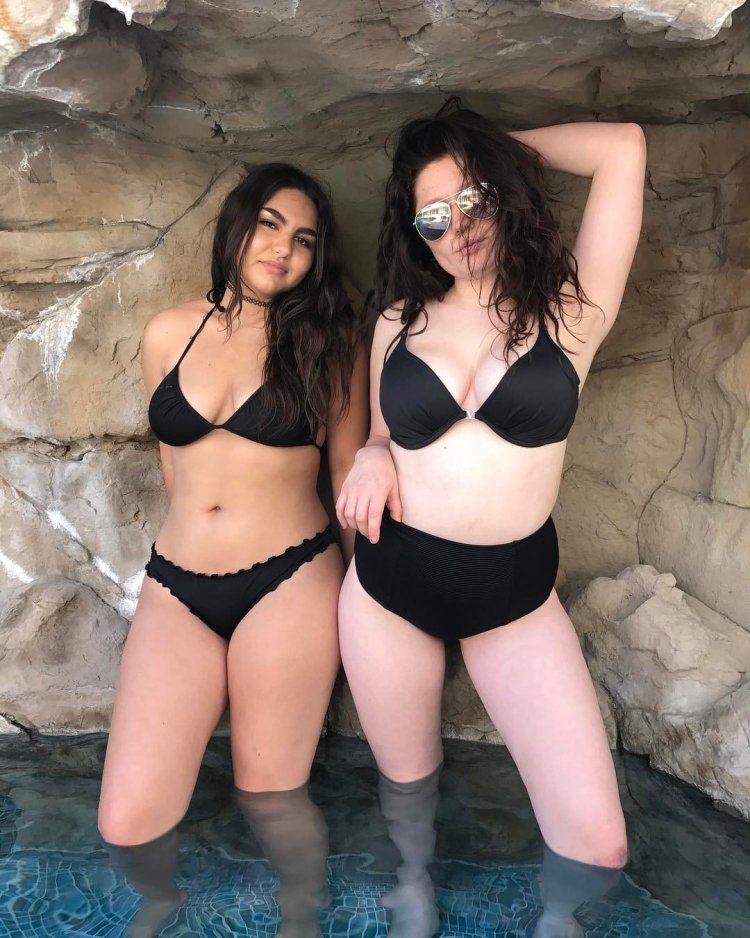 Emma Kenney in a swimsuit