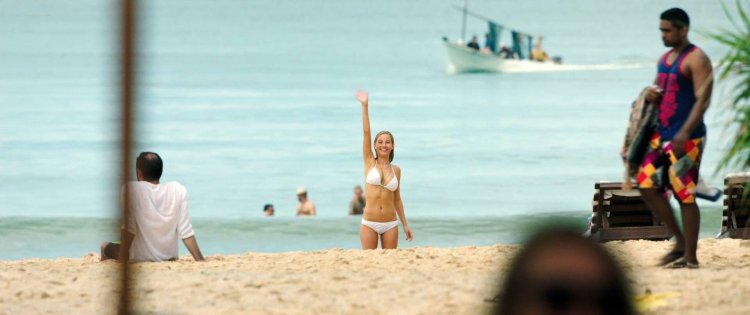 Charlotte Vega in a swimsuit