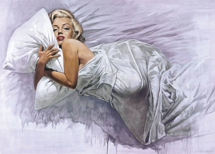 Marilyn Monroe in painting