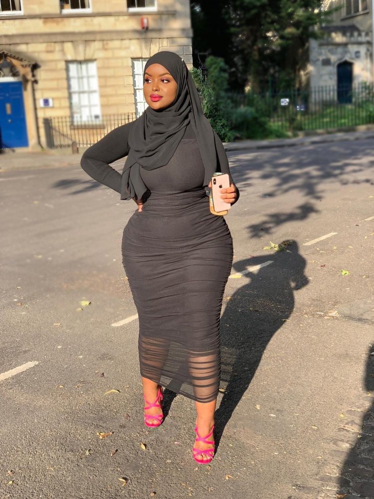 Chechen girl with a big booty