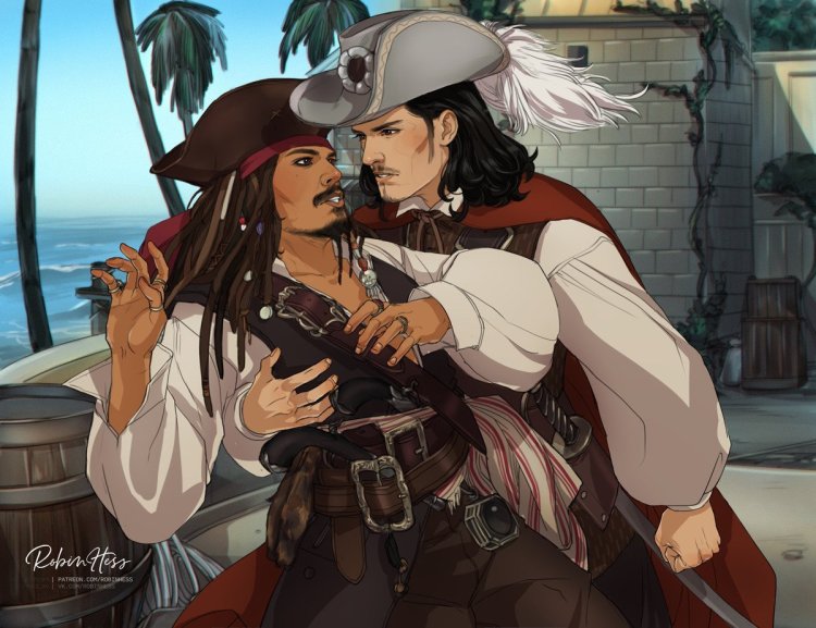 Jack Sparrow and Will Turner