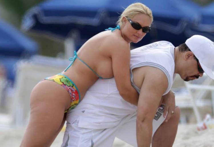 Croatian President Kolinda Grabar in bikini