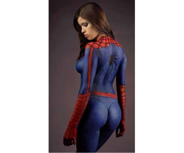 Cosplay spiderman girl