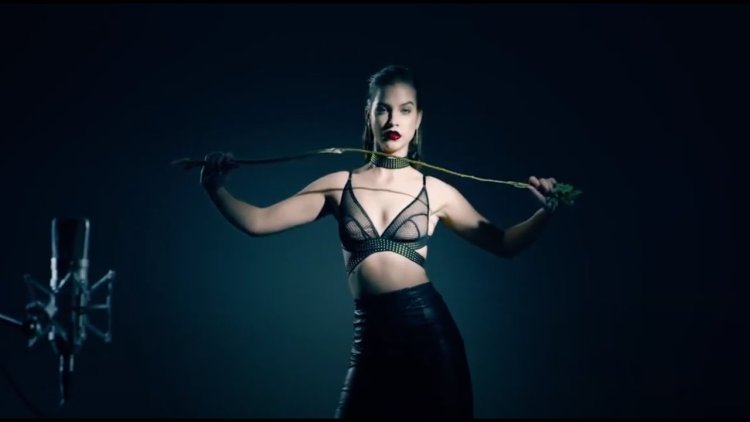 Girl with a whip picture