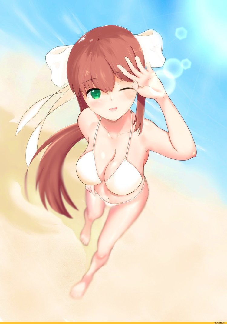 Monica in Doki Doki swimsuit