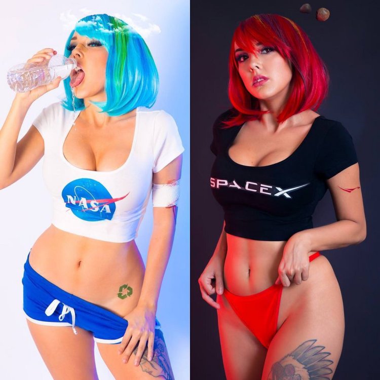 Earth-chan cosplay jellylynmeow