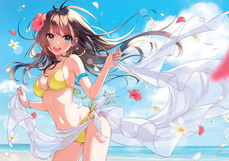 Summer anime art