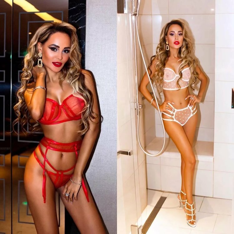 Anna Kalashnikova in Lingerie