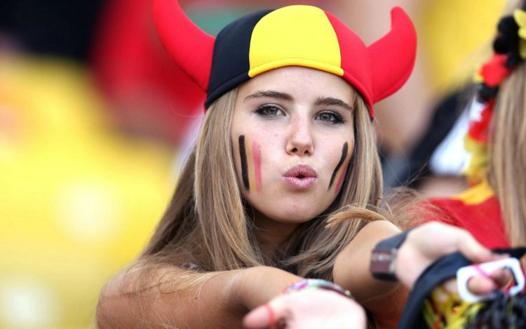 Belgian fans hot