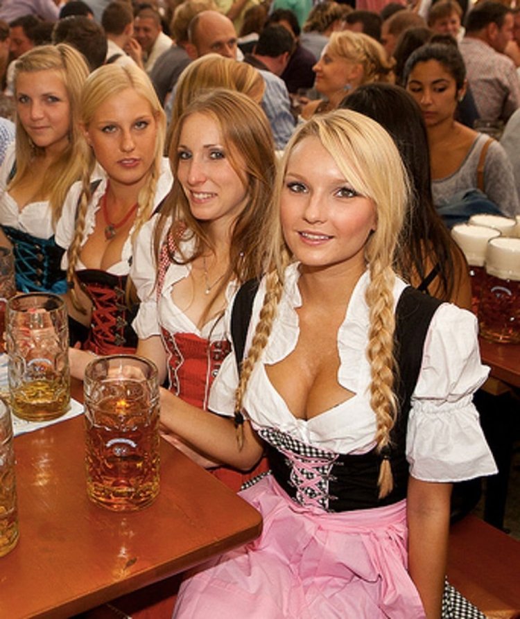 Dirndl Oktoberfest waiter