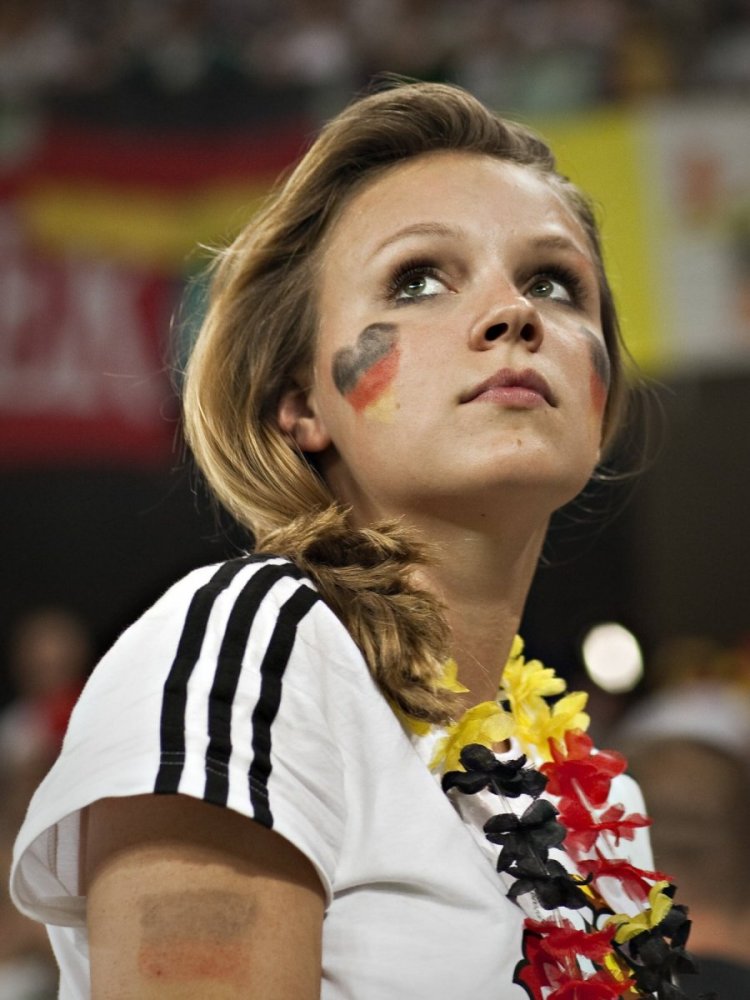Danish girls fans euro 2012