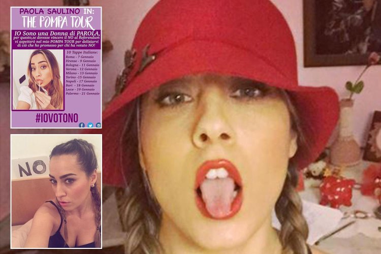 Paola Saulino pompa Tour leak